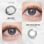 Kính áp tròng khoá ẩm 10H 3 Tháng Màu Xám Tro Ánh Xanh CARASE, Lens cận AMIE GRAY