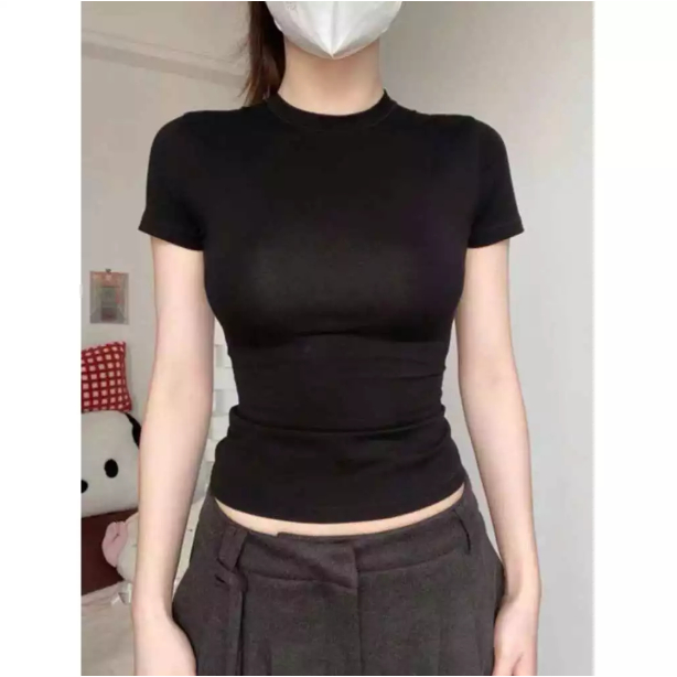 [Peinn] [COTTON MỊN] Áo Nữ Thắt Eo Ôm Body Chất Thun Cotton Co Dãn Mát Mẻ_666