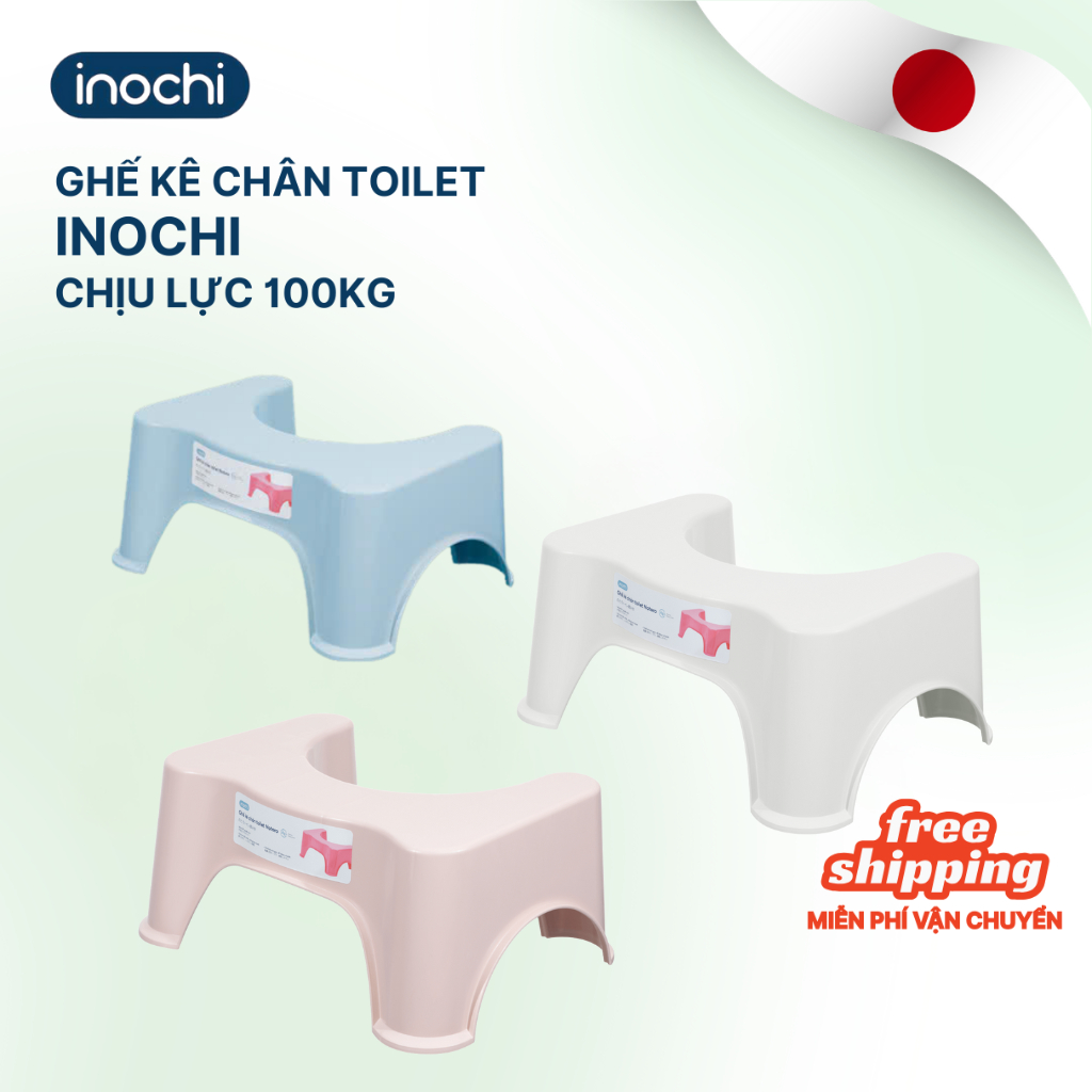 Ghế kê chân toilet bồn cầu Notoro inochi chống táo bón, đi vệ sinh đúng cách, thoải mái