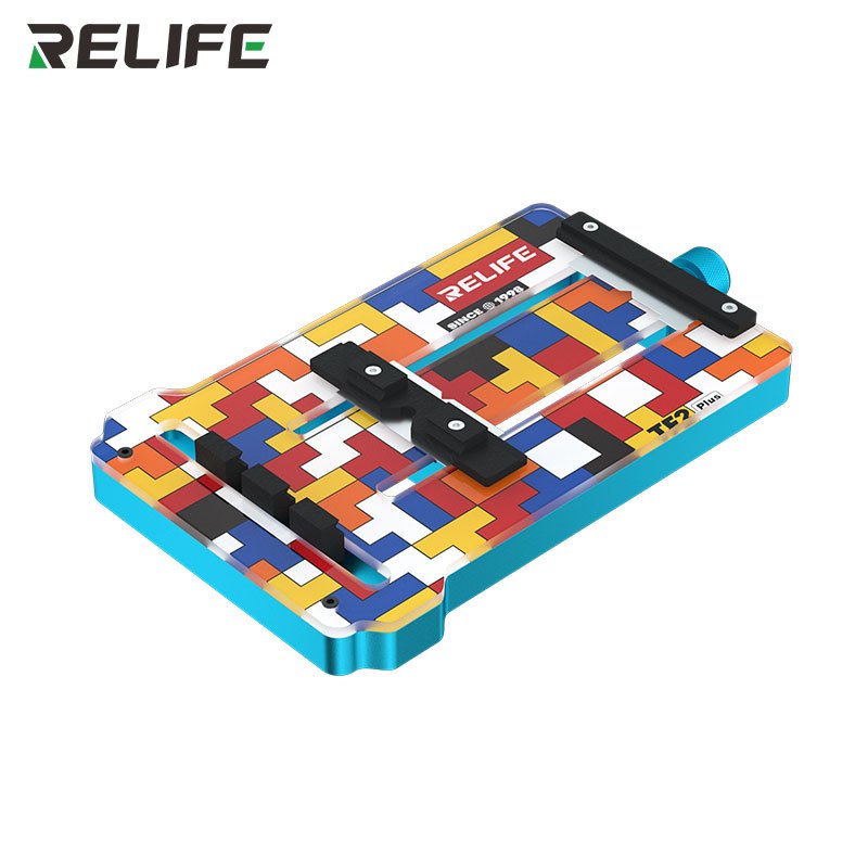 Kẹp giữ main cố định bo mạch RELIFE TF2 PLUS để tháo gỡ, vệ sinh keo, hàn chip CPU, IC