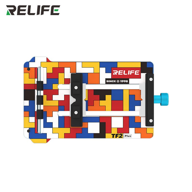 Kẹp giữ main cố định bo mạch RELIFE TF2 PLUS để tháo gỡ, vệ sinh keo, hàn chip CPU, IC