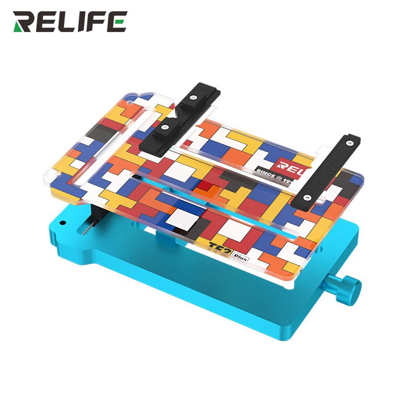 Kẹp giữ main cố định bo mạch RELIFE TF2 PLUS để tháo gỡ, vệ sinh keo, hàn chip CPU, IC