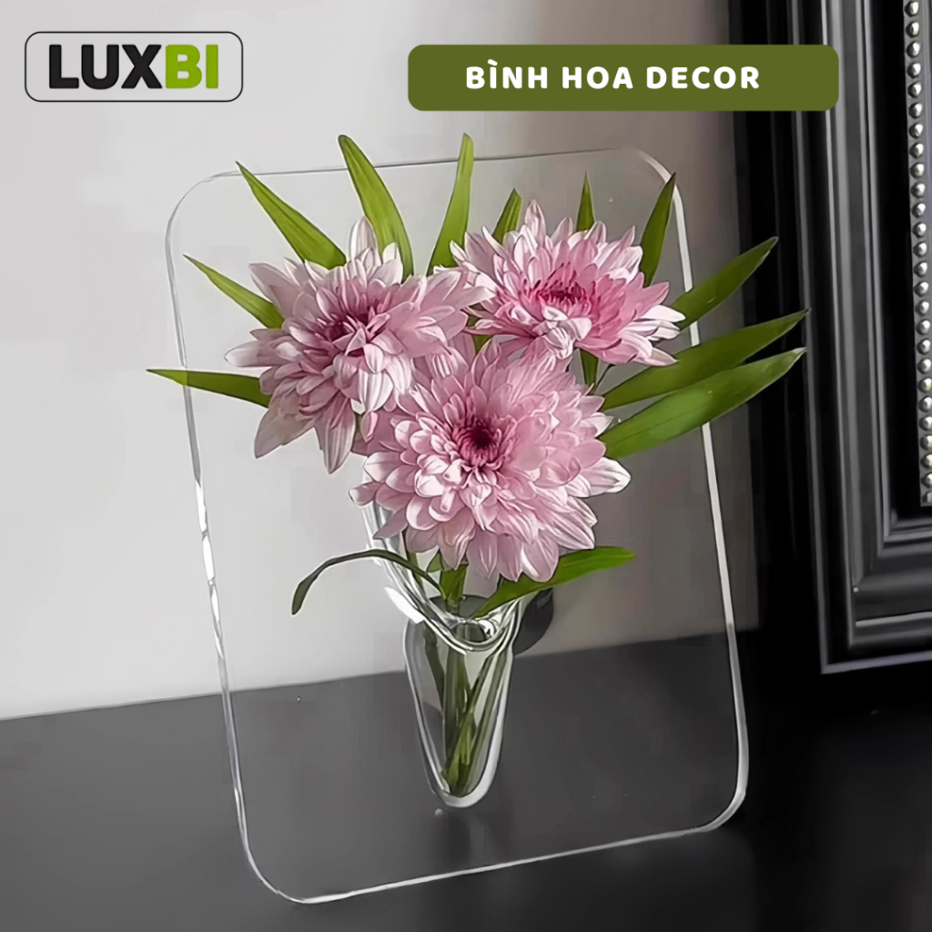 Lọ Hoa Mini LuxBi Để Bàn Thiết Kế Khung Ảnh Hiện Đại, Trang Trí Bàn Làm ...