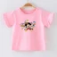 👕 Áo Thun Bé Gái mềm mịn thoáng mát in hình dễ thương 👕 AT284