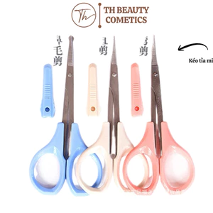 Kéo cắt mi và mí làm bằng thép không gỉ dành cho makeup TH BEAUTY cometics