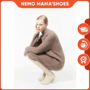 H&M ĐẦM LEN NỮ SUÔNG TAY DÀI (221107169)