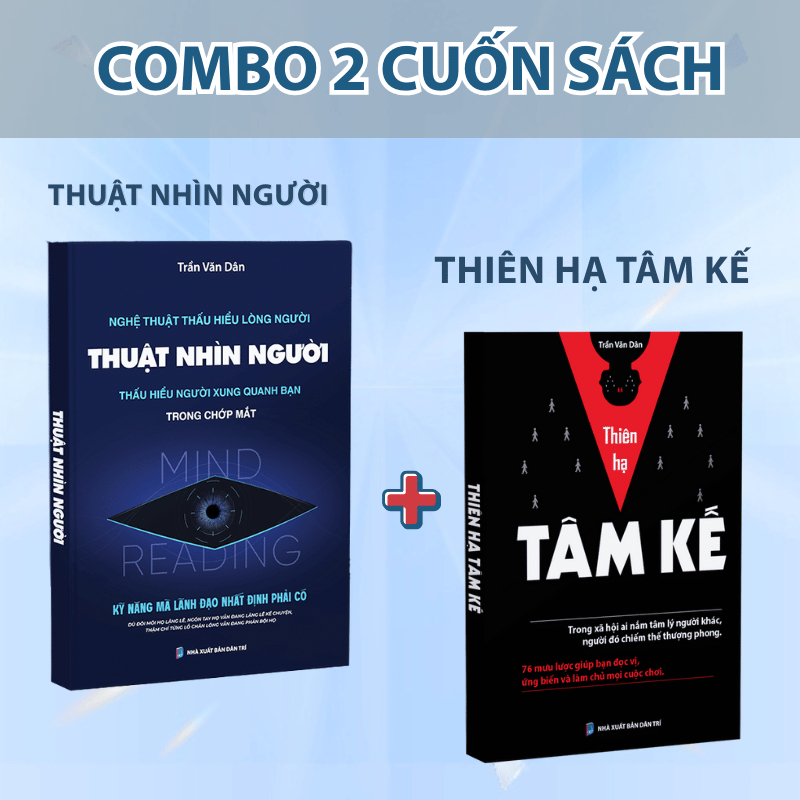 Sách - Combo 3 cuốn - Thuật Nhìn Người, Quyền Lực Lãnh Đạo, Thiên