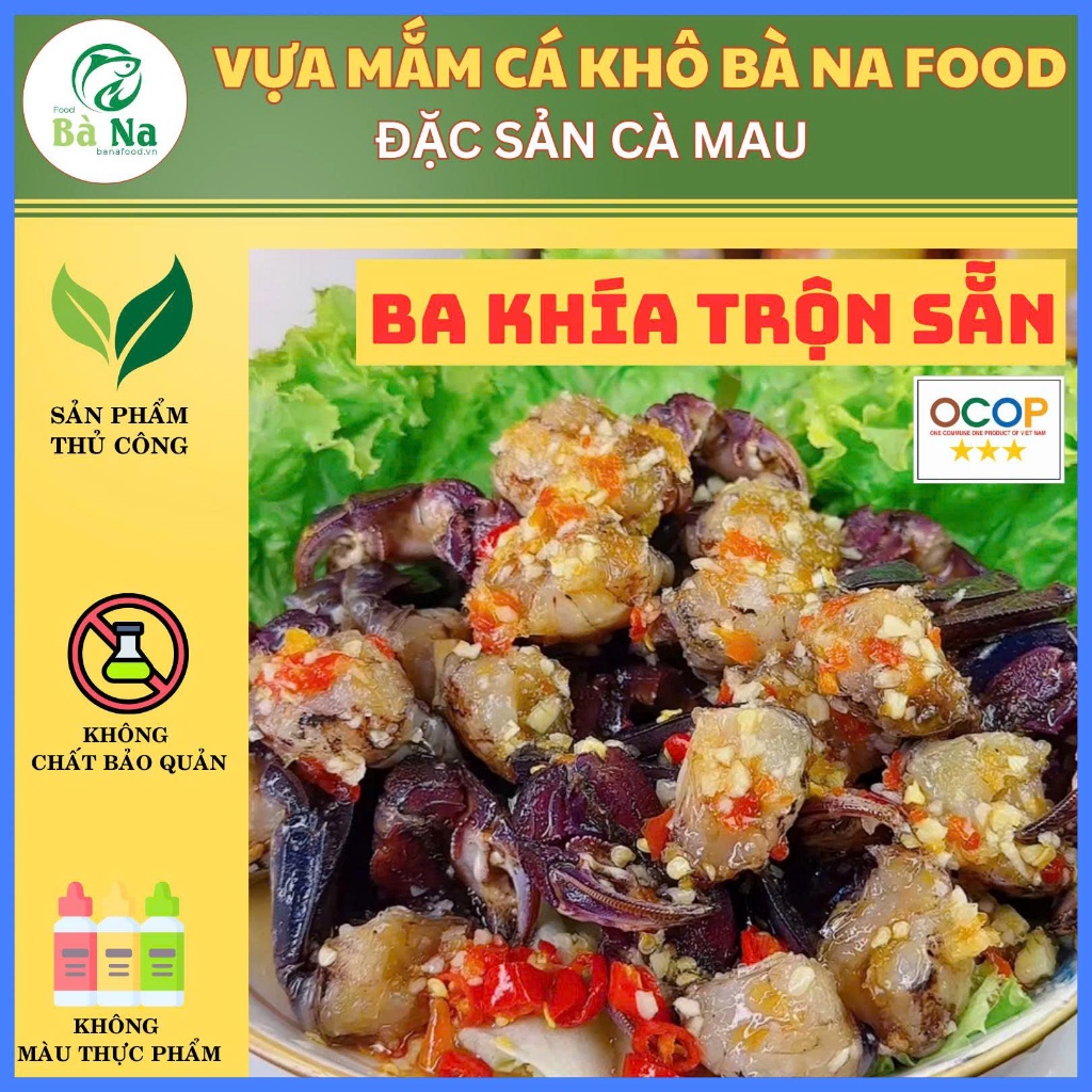 Mắm ba khía trộn tắc khóm Rạch Gốc Cà Mau - Bao chắc thịt từng con ...