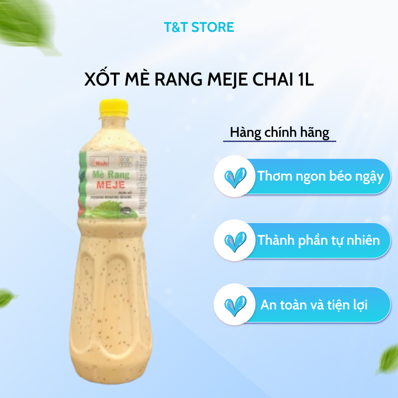 Xốt mè rang xốt salad MEJE chai 1 lít thơm ngon đậm đà | Shopee Việt Nam