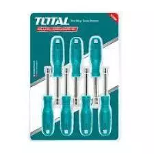 Bộ tuốc nơ vít đầu tán 7 chi tiết Total TNSS0701 6-12mm