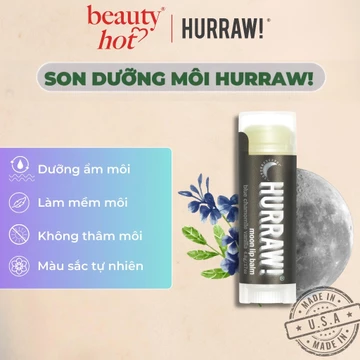 Ban đêm - Son dưỡng môi Hurraw! Balm HỮU CƠ, THUẦN CHAY 4.8g/.17oz