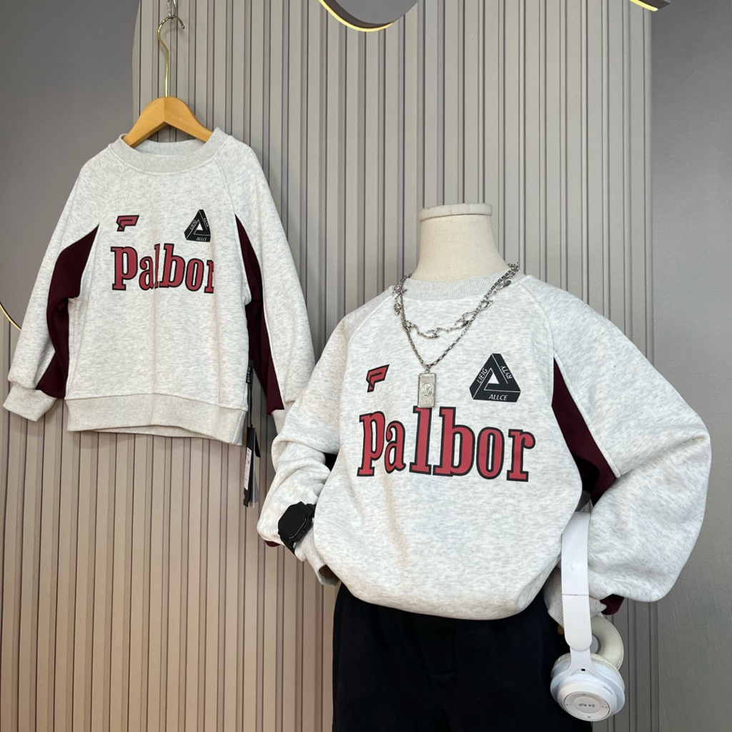 Áo nỉ thu đông LÓT LÔNG NHUNG áo sweater trẻ em 20-60kg áo hàng QC chất đẹp