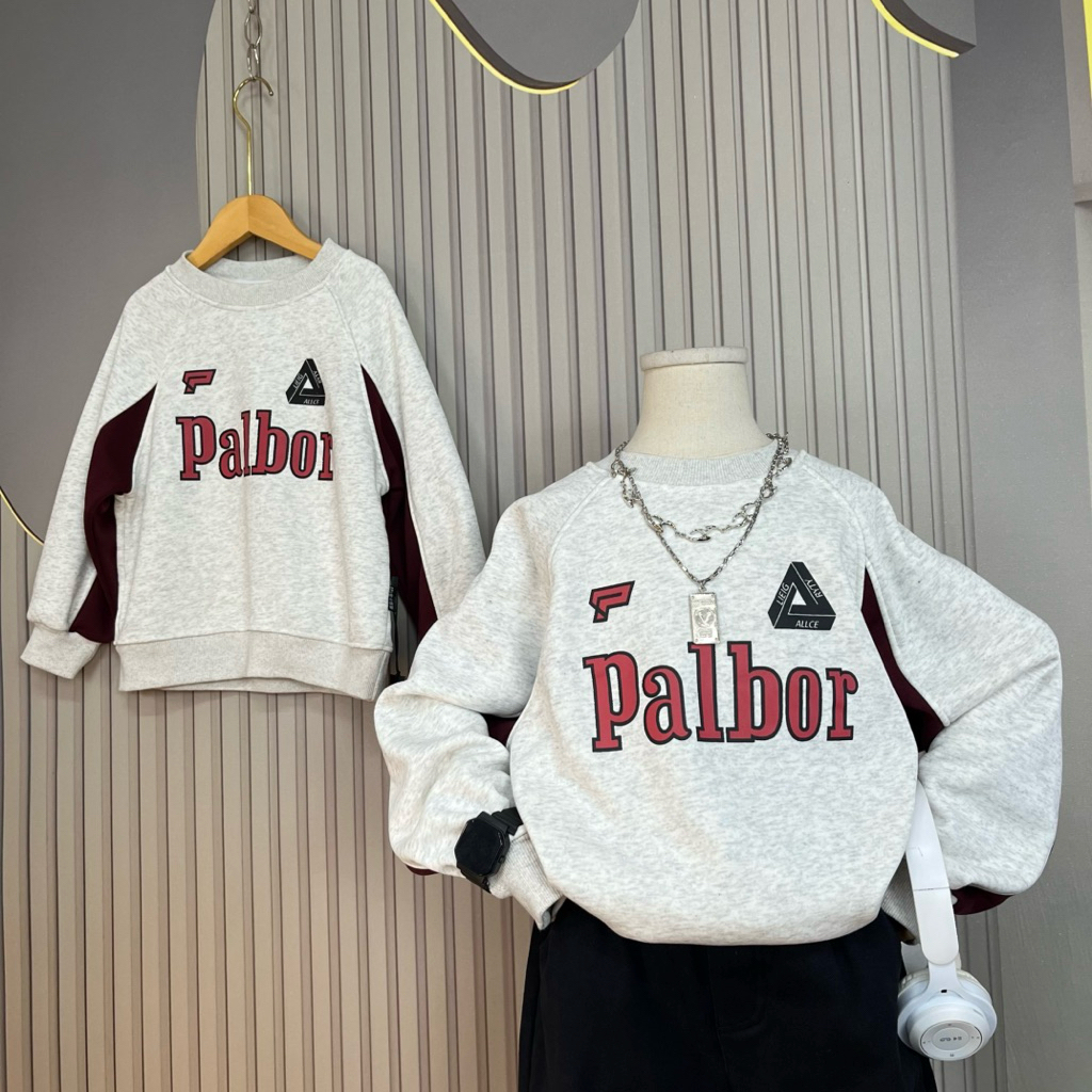 Áo nỉ thu đông LÓT LÔNG NHUNG áo sweater trẻ em 20-60kg áo hàng QC chất đẹp