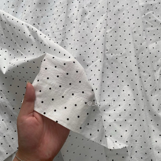 Puka Shirt | Chân váy chấm bi dáng dài tiểu thư, nữ tính | Bymintt