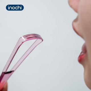 Dụng cụ cạo lưỡi đầu vuông Okina kháng khuẩn làm sạch sâu giúp chăm sóc răng miệng và hơi thở tốt hơn