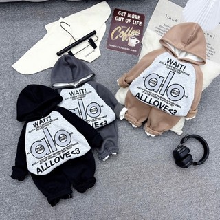 BỘ NỈ BÔNG TÀU ALO CHO BÉ 6-18KG