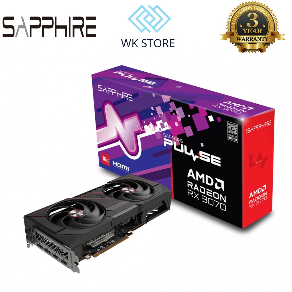 VGA Sapphire Pulse Radeon RX 9070 Gaming 16GB, Mới BH 36T | Shopee Việt Nam