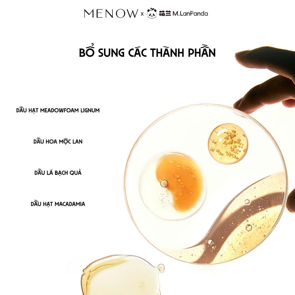 Phấn phủ nén MENOW Menglan Panda kiềm dầu, giữ tone vượt trội 21g | NHÍM HOUSE