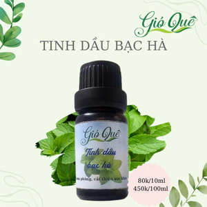 Tinh dầu bạc hà Gió Quê - lọ 10ml - xông thơm phòng
