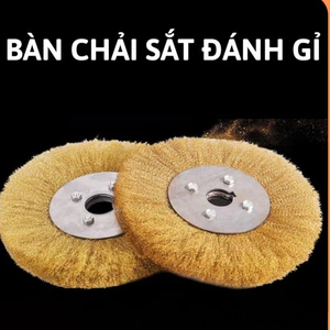 Bàn chải sắt đánh rỉ – Chổi cước đồng lắp máy mài,chổi sắt đồng,bàn chải đồng,chổi đồng đánh rỉ,bàn chải đồng vệ sinh