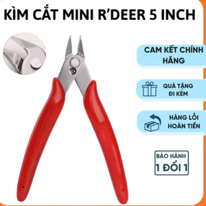 Kìm cắt mini R'Deer 5 inch (125mm),kềm cắt.kiềm cắt,kìm cắt chân linh kiện,kìm cắt mạch điện tử, kìm cắt dây đồng,kìm