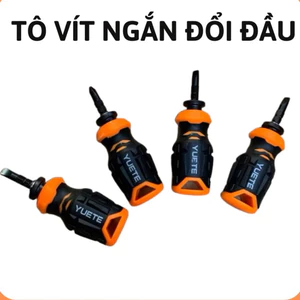 Tô vít ngắn đổi đầu,tua vít mini, tuốc nơ vít đổi đầu,tô vít đa năng, tua vít 2 đầu, tô vít ngắn cầm tay, tua vít đa năn