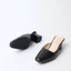 Giày Sục Cao Gót Nữ Trơn Mũi Vuông LUME 21 Da PU Cao Cấp, Đế Cao Su Non Chống Trơn Trượt, Đế Cao 3cm - 5cm (SỤC VUÔNG)