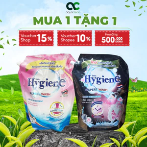 Túi Nước Giặt Xả Hygiene Expert Wash Hương Hoa Mẫu Đơn - Thể Tích 1800ML