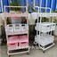 Kệ 3 tầng đa năng loại 1 Khung sắt - kệ đa năng 3 tầng bỉm sữa - kệ để đồ sơ sinh - kệ để đồ spa