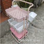 Kệ 3 tầng đa năng loại 1 Khung sắt - kệ đa năng 3 tầng bỉm sữa - kệ để đồ sơ sinh - kệ để đồ spa