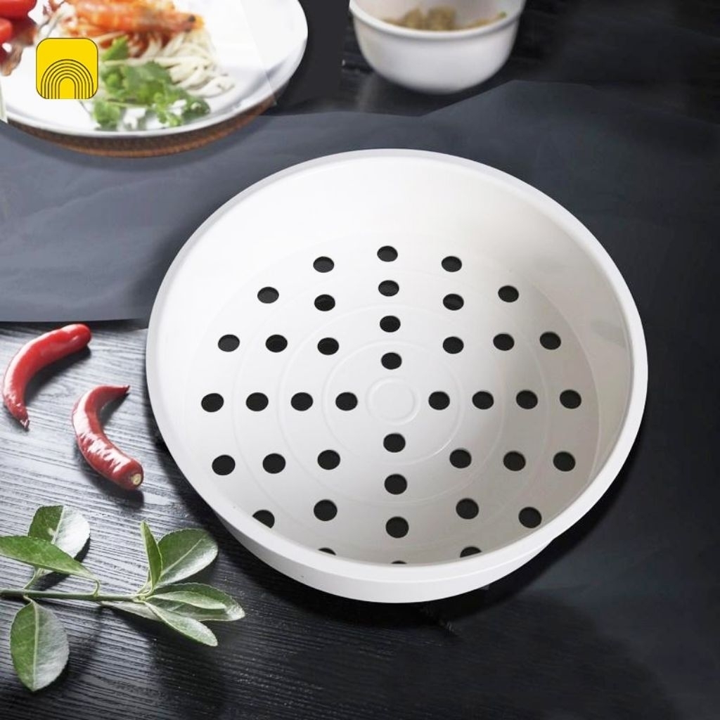 Khay Hấp Rau Củ Thực Phẩm Bánh Bao Xôi Thịt Hình Tròn Dùng Kèm Nồi Cơm Điện Nhanh Tiện Lợi | BigBuy360 - bigbuy360.vn