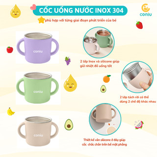 Set Ăn Dặm Inox Cho Bé, Combo Bát, Khay, Yếm, Thìa, Cốc Inox 304 An Toàn, Tiện Lợi, Bền Đẹp