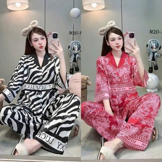 Pijama Free size (:45-65 kg ) Fom Rộng Tay Lỡ, Lụa Latin Mềm Mượt Mát Ạ