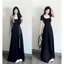 Đầm Body Nữ Tay Ngắn Cổ Vuông, Đầm Nữ chất thun tăm Dáng Dài phong cách Hàn Quốc siêu xinh