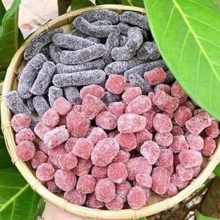 Ô mai Hũ 400gr 3 vị: mứt dâu tây, mứt dâu tằm, me cay - Thế giới ăn vặt Kiki