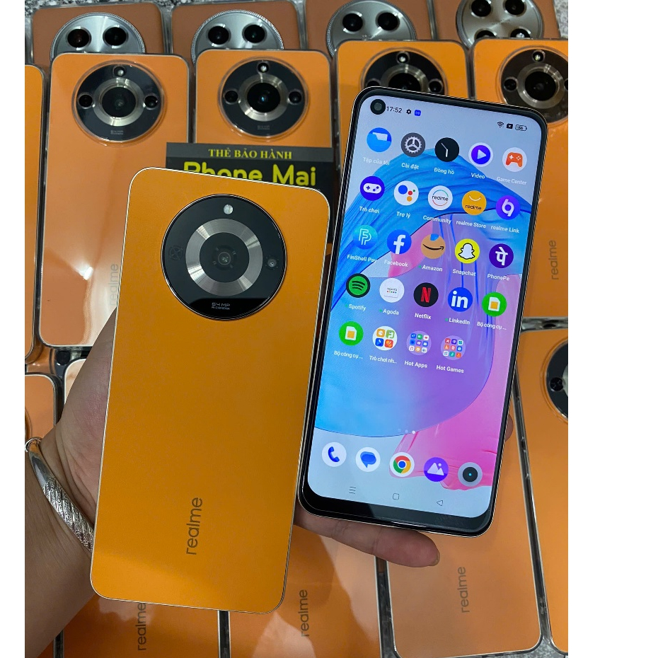 Điện thoại Realme 11 5G (8GB/256GB) Màn Super AMOLED 90Hz , Dimensity 6020 , Rom tiếng việt - Hàng nhập khẩu