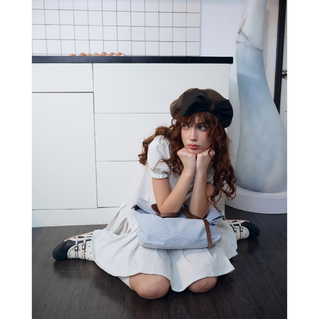 Mona Dress - Remmus | Đầm búp bê xếp li xoè vải cotton