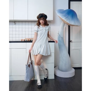 Mona Dress - Remmus | Đầm búp bê xếp li xoè vải cotton
