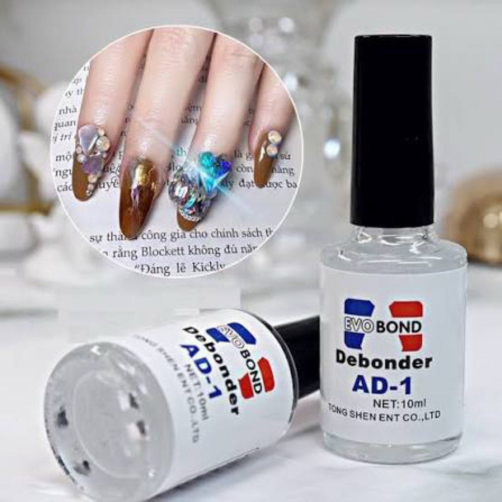 Nước sáng đá AD - Nước tháo móng nail 10ml
