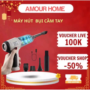 Máy Hút Hụi Cầm Tay TAMASHIO Không Dây,Máy Hút Bụi Mini 6 Đầu Hút,Hút Bụi Ô Tô,Lông Thú Cưng