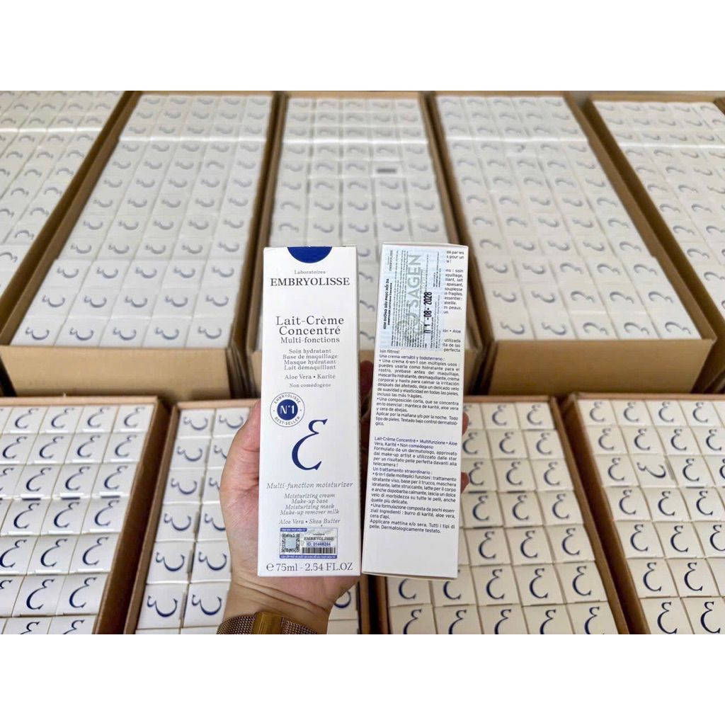 Kem Dưỡng Ẩm, Sáng Bóng Siêu Phục Hồi Da Embryolisse Lait Creme Concentre 30ml IS473