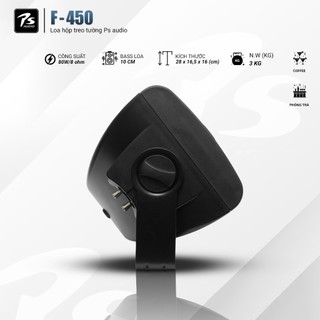 Loa Treo Tường Control PS F-450 Công Xuất 80W Treo Tường, Dùng Trong Phòng Nghe Nhạc, Phòng Trà, Quán Cafe, Hát Karaoke
