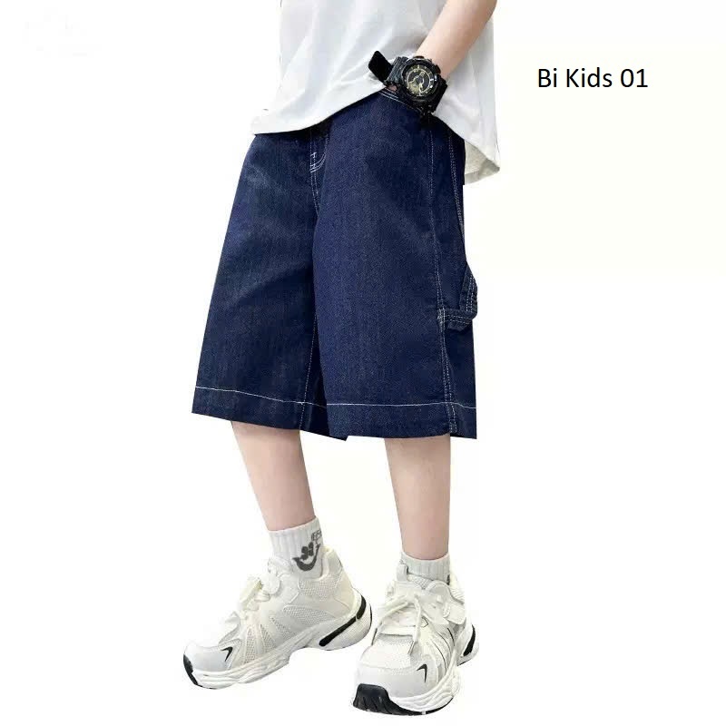 ( 15 - 62 kg ) QUẦN SHORT JEANS PHOM NGỐ LỬNG BÉ TRAI PHONG CÁCH NĂNG ĐỘNG CÁ TÍNH