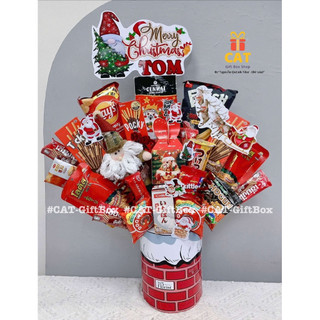 Set Quà Giáng Sinh Bánh Kẹo Đẹp – Hộp Quà Noel Trang Trí Người Tuyết – Quà Noel Cho Bé – Quà Xmas Lớp Học