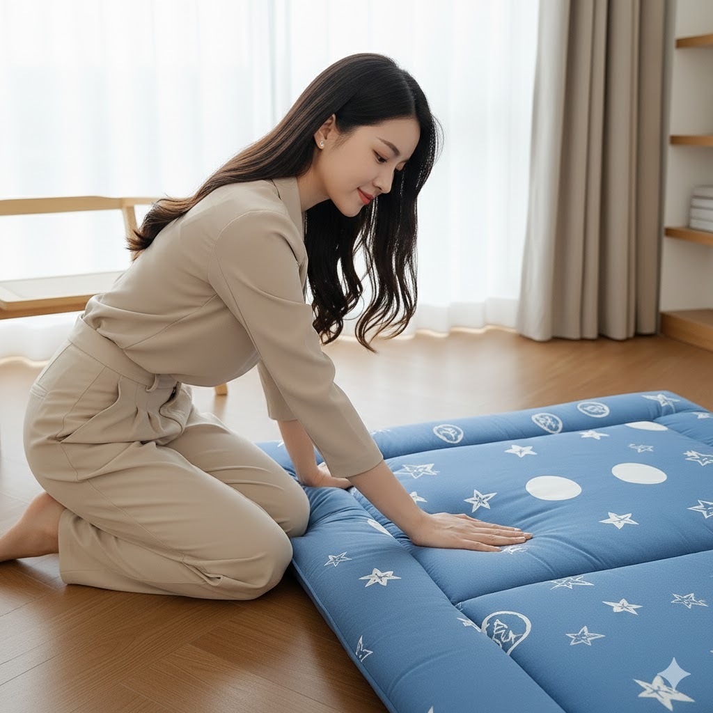 Nệm Ngủ Văn Phòng Cao Cấp TOPAZ - Đệm Ngủ Văn Phòng Gấp Gọn, Tiện Ích Mang Lại Cho Bạn Giấc Ngủ Trưa Tuyệt Vời