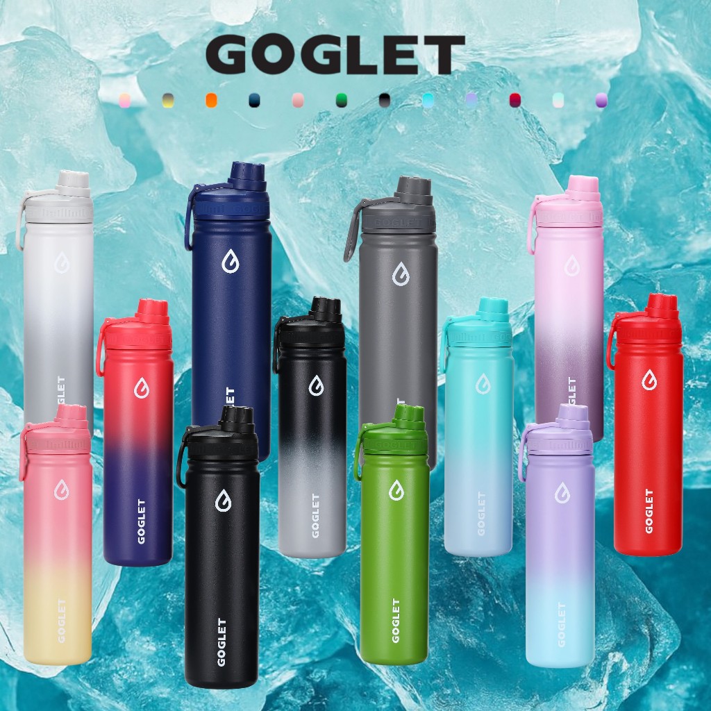 Bình giữ nhiệt GOGLET thể thao - Giữ lạnh lâu, 16 màu đẹp, 3 size tiện lợi | BigBuy360 - bigbuy360.vn
