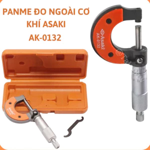 Panme đo ngoài cơ khí Asaki AK-0132,panme Asaki 0-25mm,thước panme đo ngoài,panme cơ,sản phẩm panme,thước kẹp panme