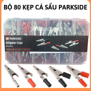Bộ 80 chiếc kẹp cá sấu mini PARKSIDE,kẹp cá sấu,kẹp thử điện,kẹp điện cực,kẹp nguồn,kẹp test điện,kẹp test nguồn,kẹp đa