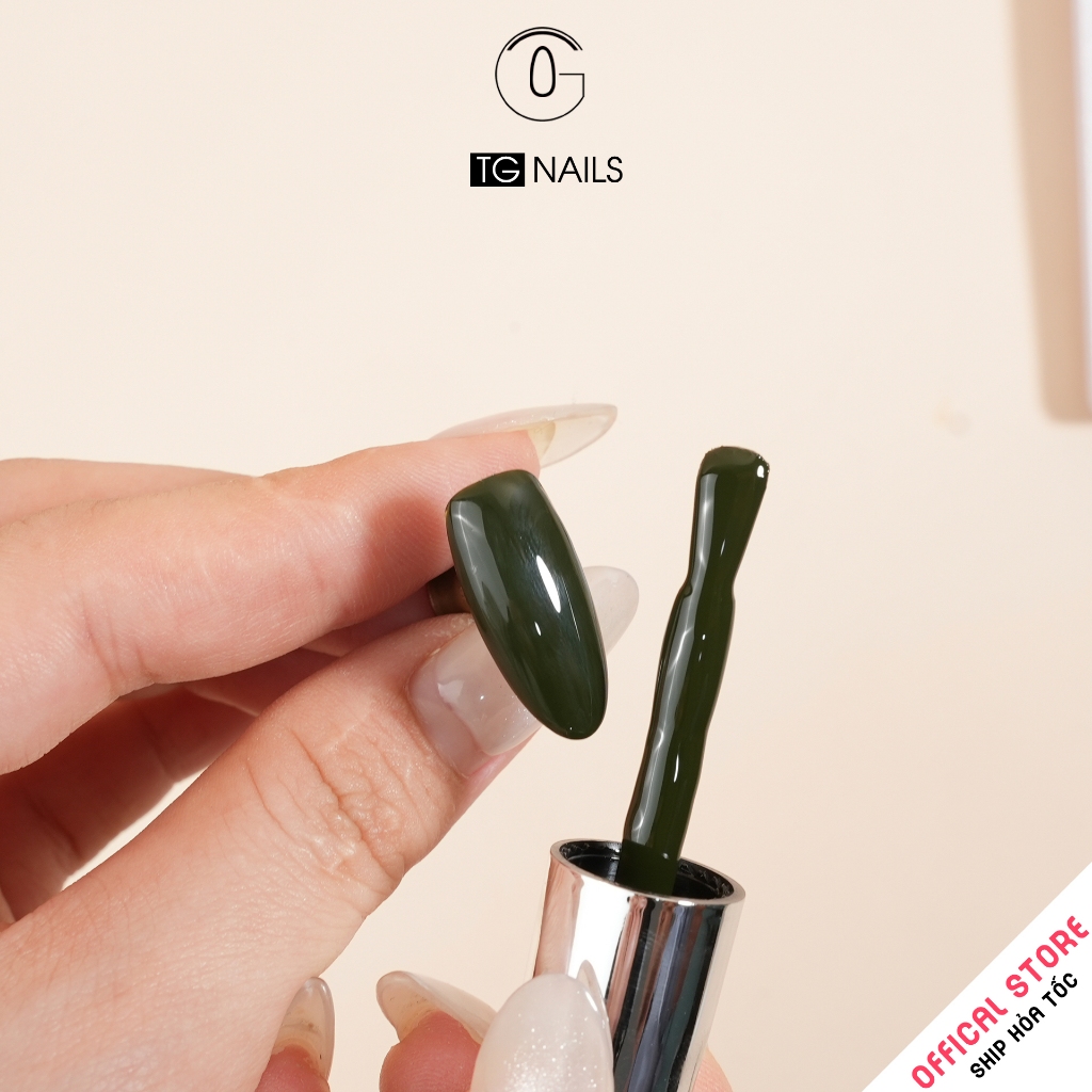 Set sơn gel 4 màu xanh TG trẻ trung, tươi mới