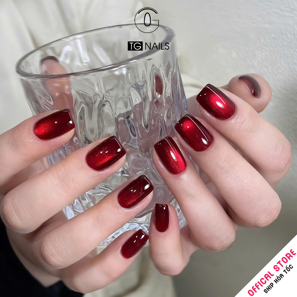 Set sơn gel 4 màu đỏ TG sang trọng - quý phái